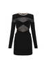 REBECCA VALLANCE Simone Mini Dress - Black - Thumbnail 6