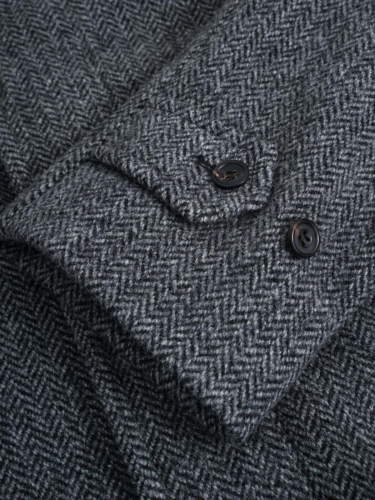 Oht Raglan Gray DRAKE'S HERRINGBONE RAGLAN OVERCOAT - GREY/600 | Garmentory