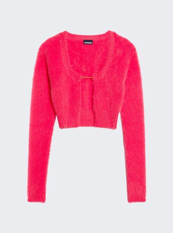 Jacquemus La Maille Neve Manches Longues - Dark Pink | Garmentory