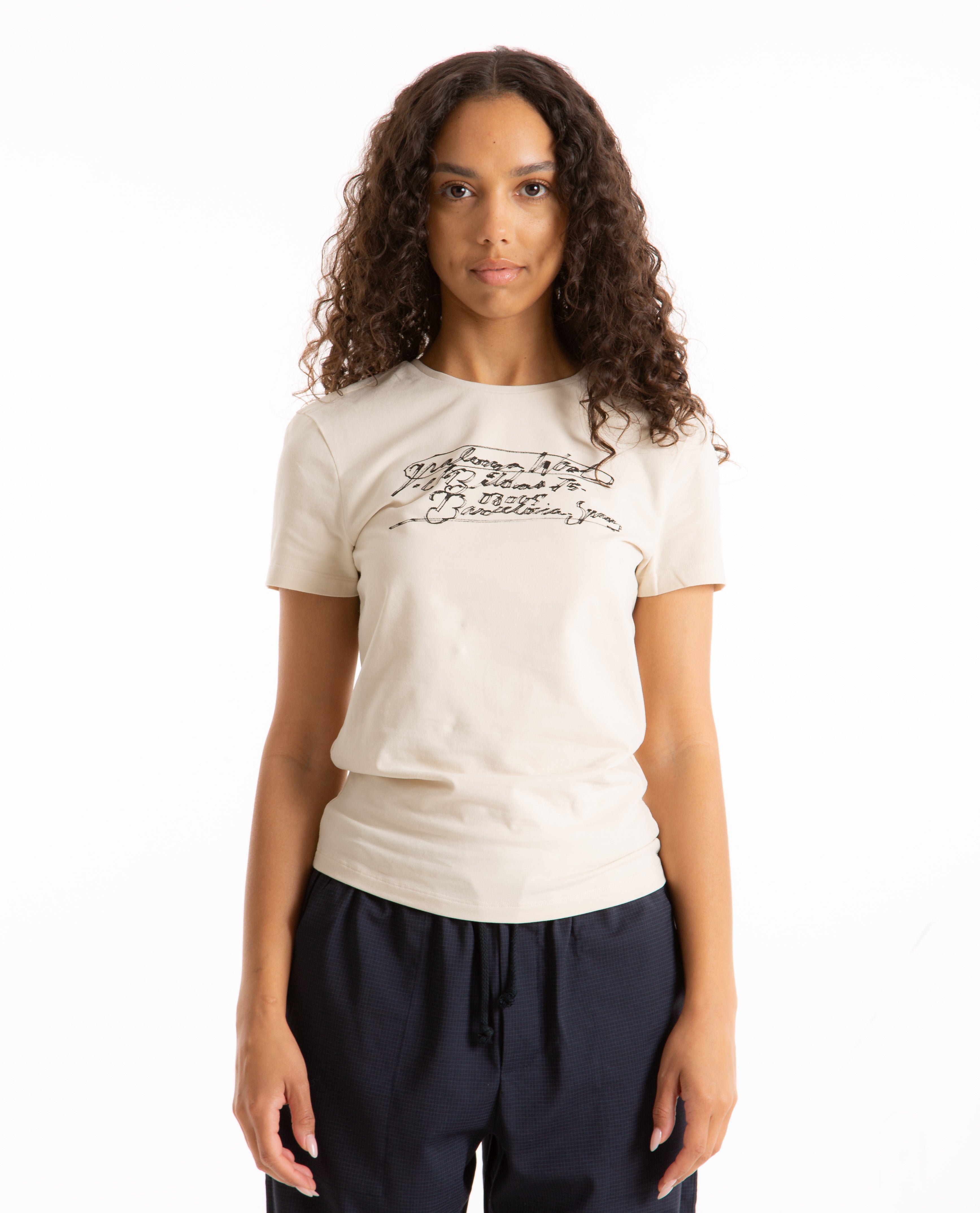 Paloma Wool Aquila Tee - Ecru | Garmentory