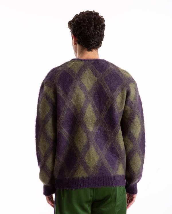 Needles Mohair Cardigan - purple | Garmentory