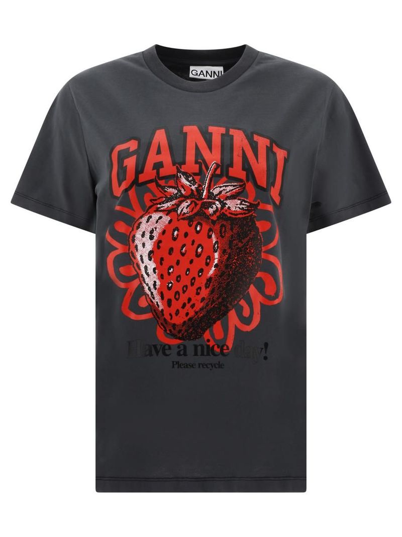 GANNI ストロベリーTシャツ GANNI 
