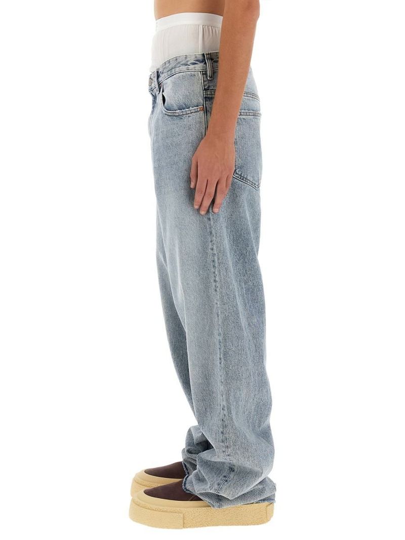 MM6 MAISON MARGIELA JEANS LAYERED EFFECT | Garmentory