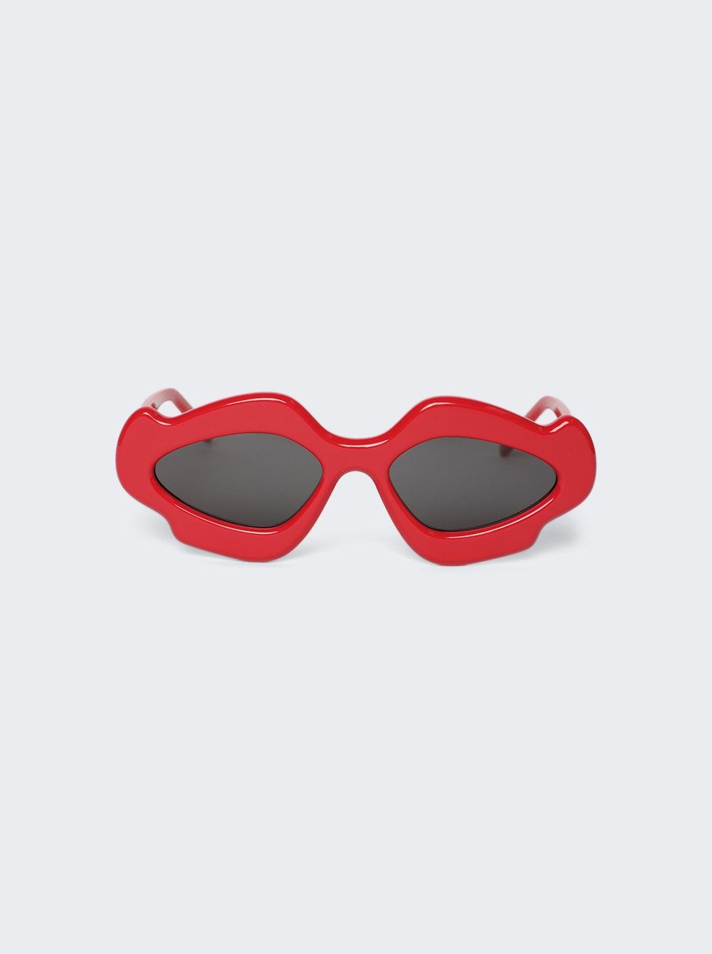 NEW LOEWE Sunglasses Oval Flame Red Acetate 100% Authentic Loewe Flame Acetate Oval Sunglasses In Red | ModeSens main image 3