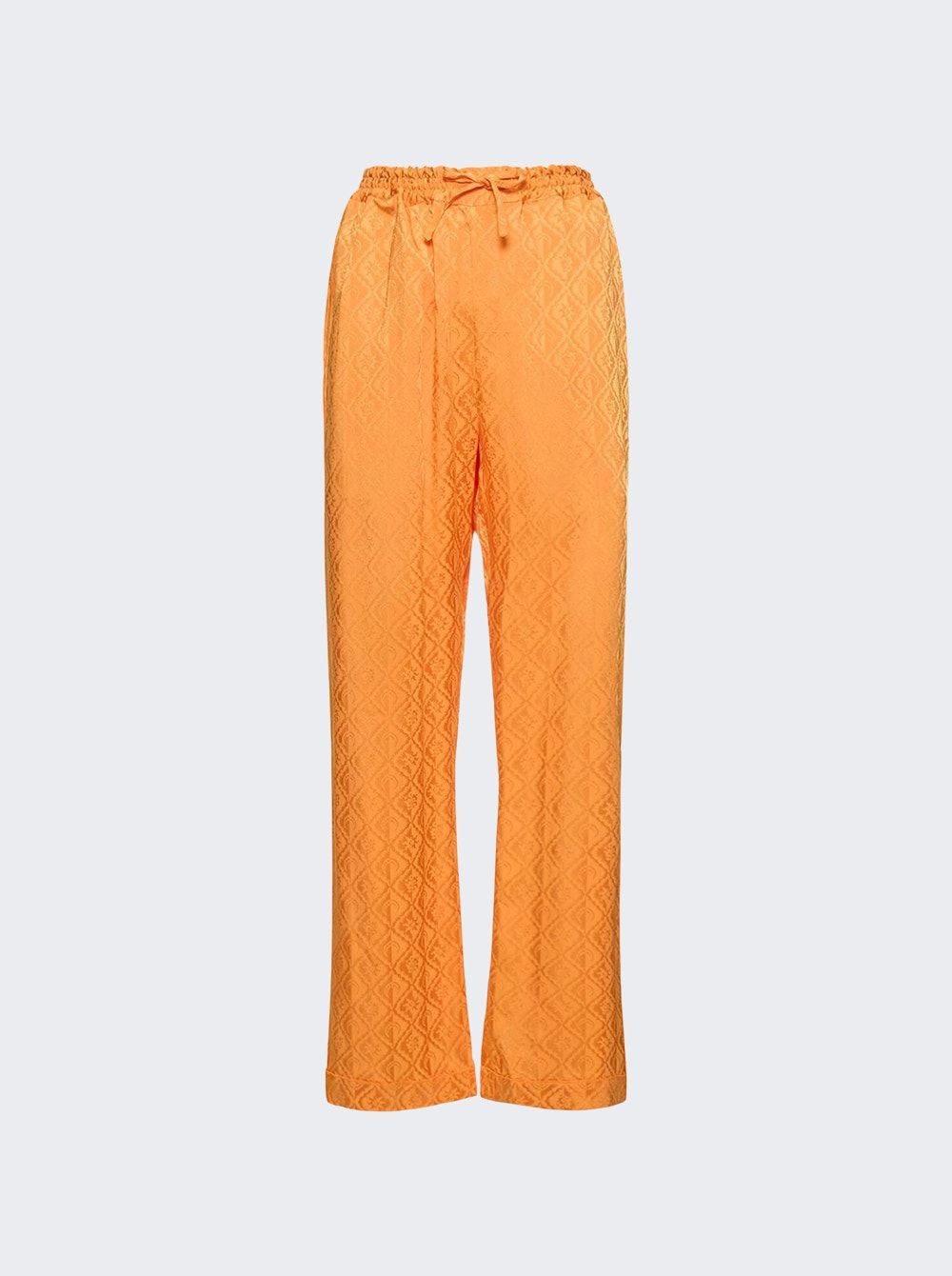 MARINE SERRE Moon Diamant Pajama Pants - Orange | Garmentory