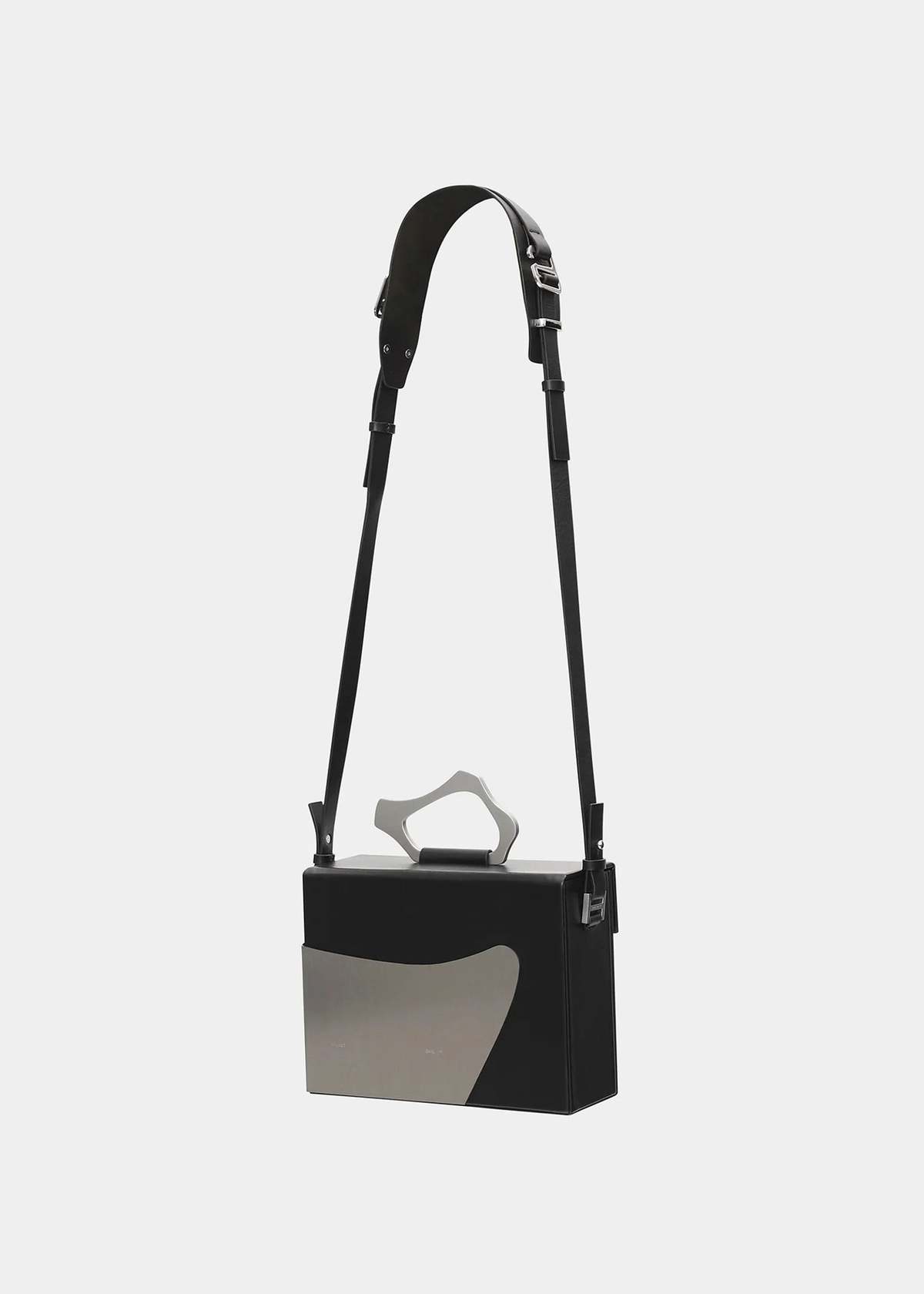 Unisex Heliot Emil CARBIDE METAL BOX BAG - BLACK | Garmentory