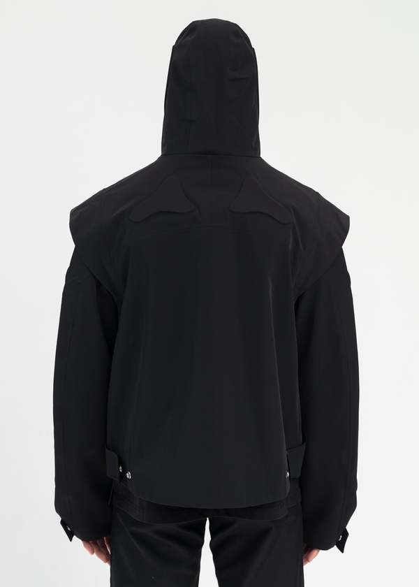 Heliot Emil FETTLE TECHNICAL JACKET - BLACK | Garmentory