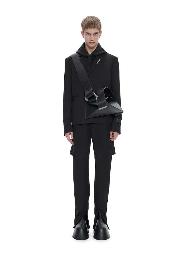 Heliot Emil Maquette Leather Bag - Black | Garmentory