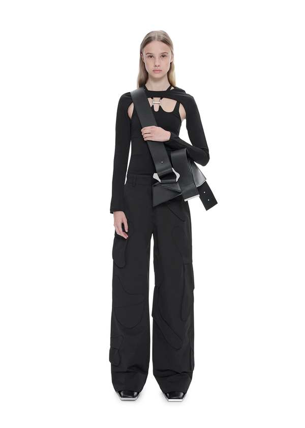 Heliot Emil Maquette Leather Bag - Black | Garmentory