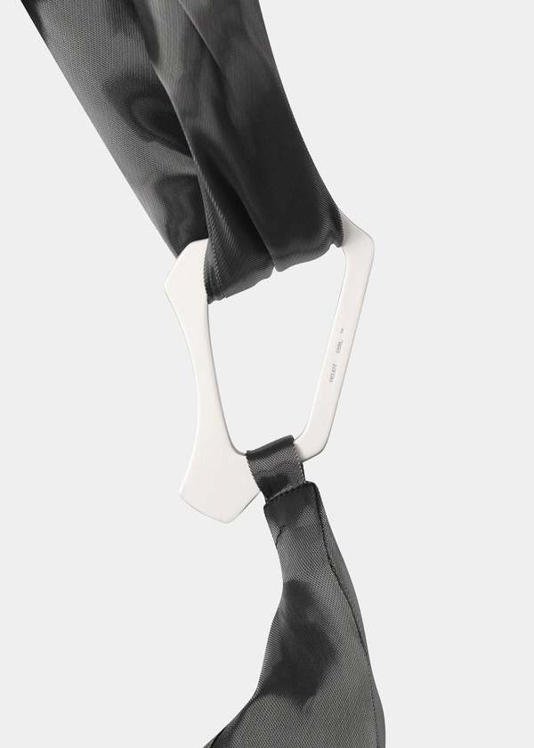 Heliot Emil LIQUID METAL ATTACHE TOTE - BLACK | Garmentory