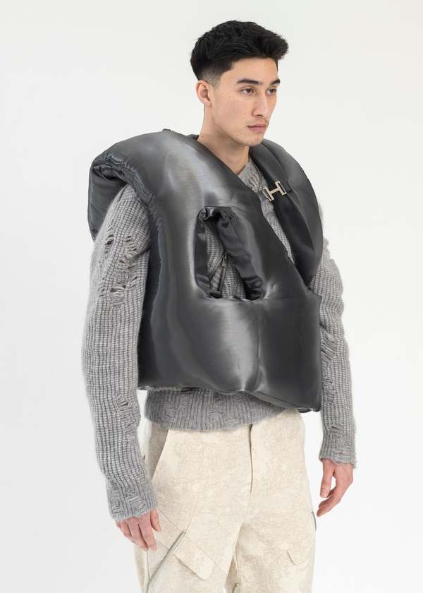 ジャケット・アウター HELIOT EMIL LIQUID L VEST 50 LIQUID METAL VEST | Garmentory