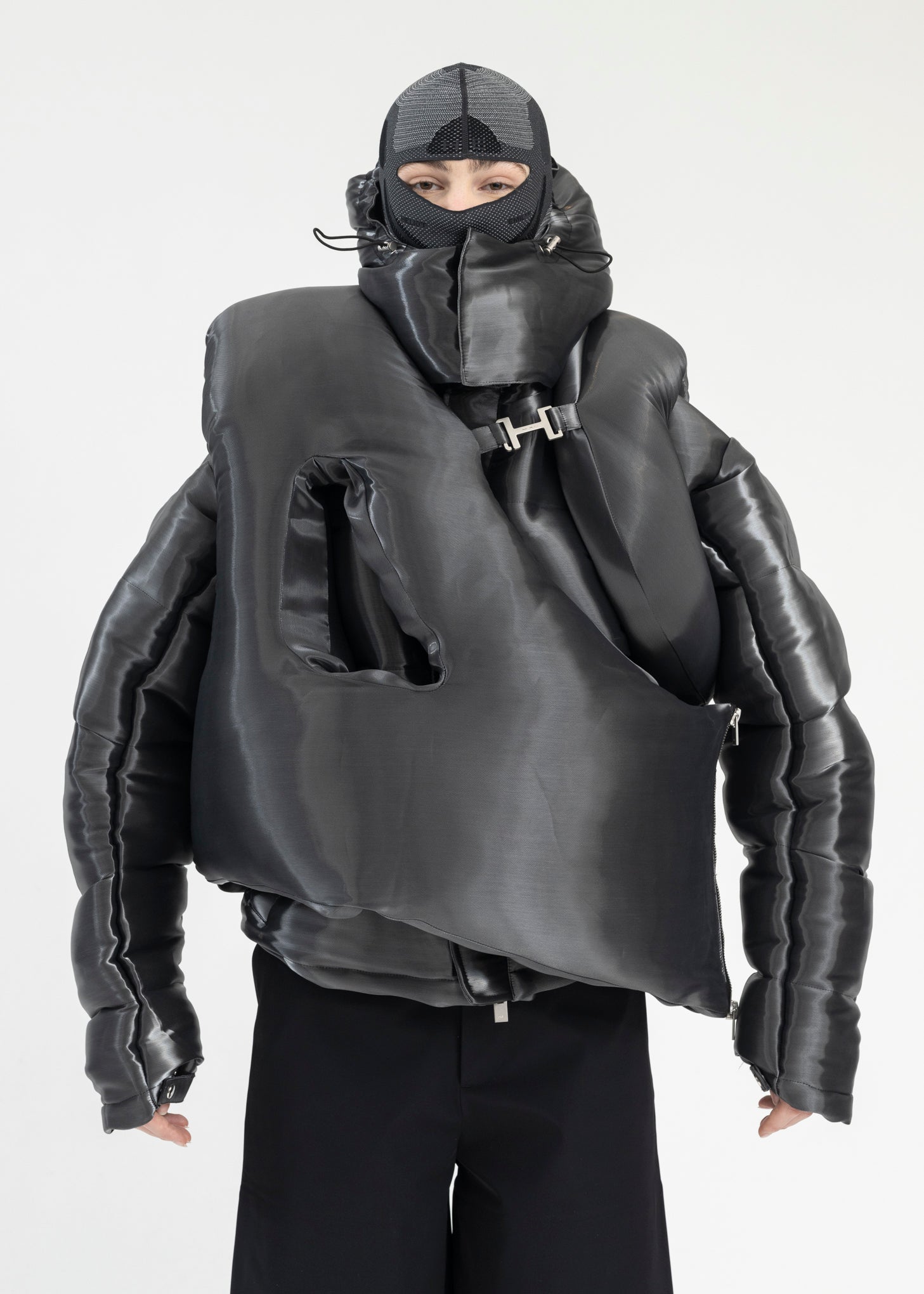Heliot Emil LIQUID METAL VEST - Silver | Garmentory