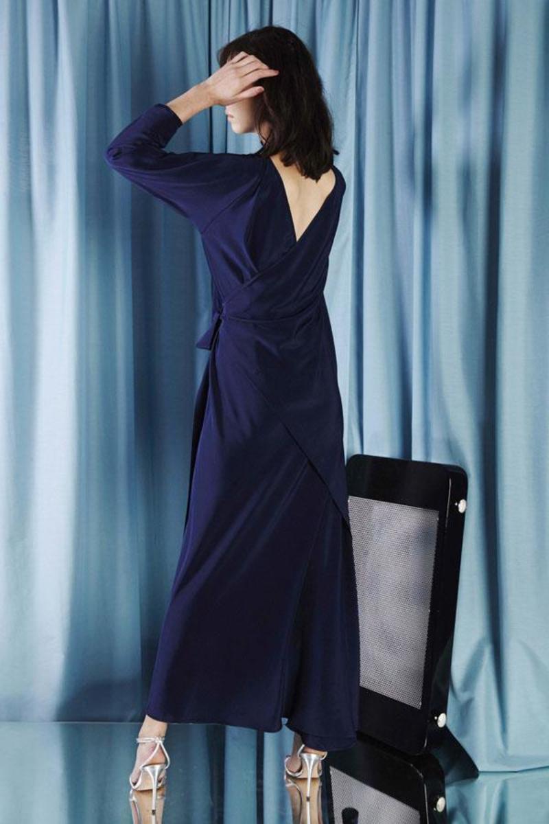 Miss Crabb World Record Dress Navy on Garmentory