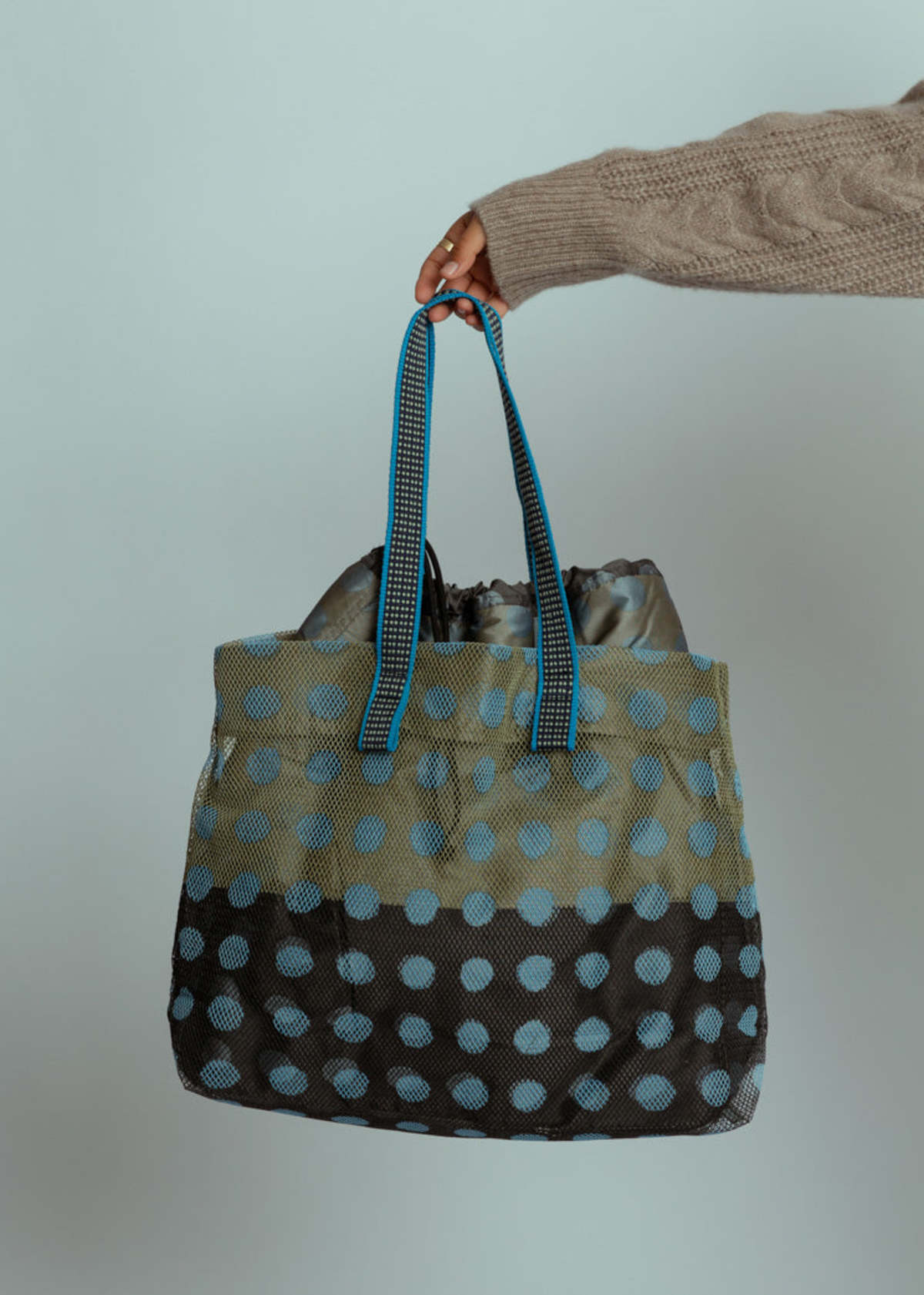 Epice Blue Dot Big Tote - blue dot - Image 2 of 3