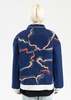 RICHGAINER EMBROIDERY PATCHWORK BOMBER JACKET - blue - Thumbnail 4
