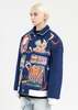RICHGAINER EMBROIDERY PATCHWORK BOMBER JACKET - blue - Thumbnail 5