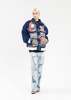 RICHGAINER EMBROIDERY PATCHWORK BOMBER JACKET - blue - Thumbnail 1