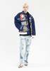 RICHGAINER EMBROIDERY PATCHWORK BOMBER JACKET - blue - Thumbnail 2