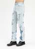 RICHGAINER WASHED PATCHWORK JEANS - LIGHT BLUE  - Thumbnail 3