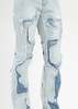 RICHGAINER WASHED PATCHWORK JEANS - LIGHT BLUE  - Thumbnail 4