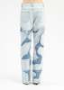 RICHGAINER WASHED LIGHT BLUE PATCHWORK JEANS - blue - Thumbnail 2
