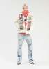 RICHGAINER WHITE EMBROIDERY PATCHWORK BOMBER JACKET - white - Thumbnail 6
