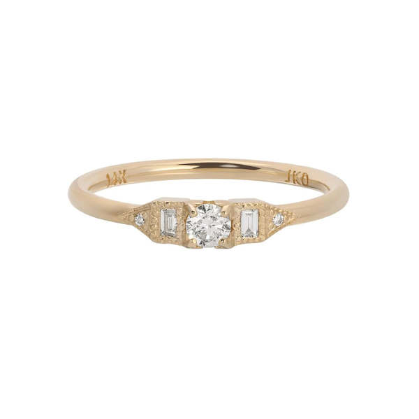 Jennie Kwon Designs Diamond Petite Deco Era Ring