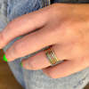 Jennie Kwon Designs Emerald Cobblestone Ring - Thumbnail 3