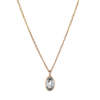 Jennie Kwon Designs Oval Green Sapphire Wisp Necklace - 14K Yellow Gold - Thumbnail 1