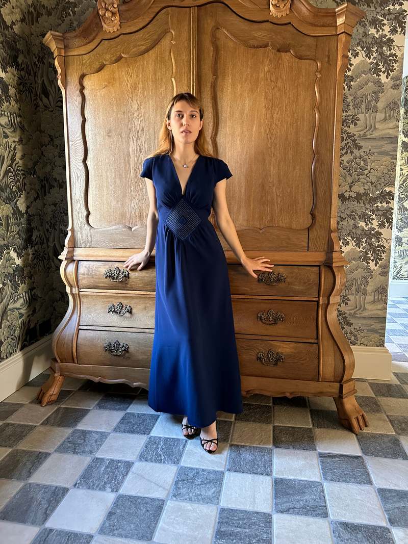 diva blue dress Julie Ribbed Sweater Dress (Deep Sky Blue)  Stylish Diva Boutique
