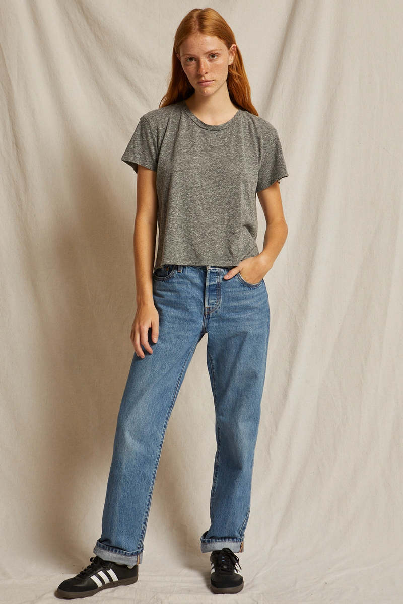 The Heather Boxy Tee