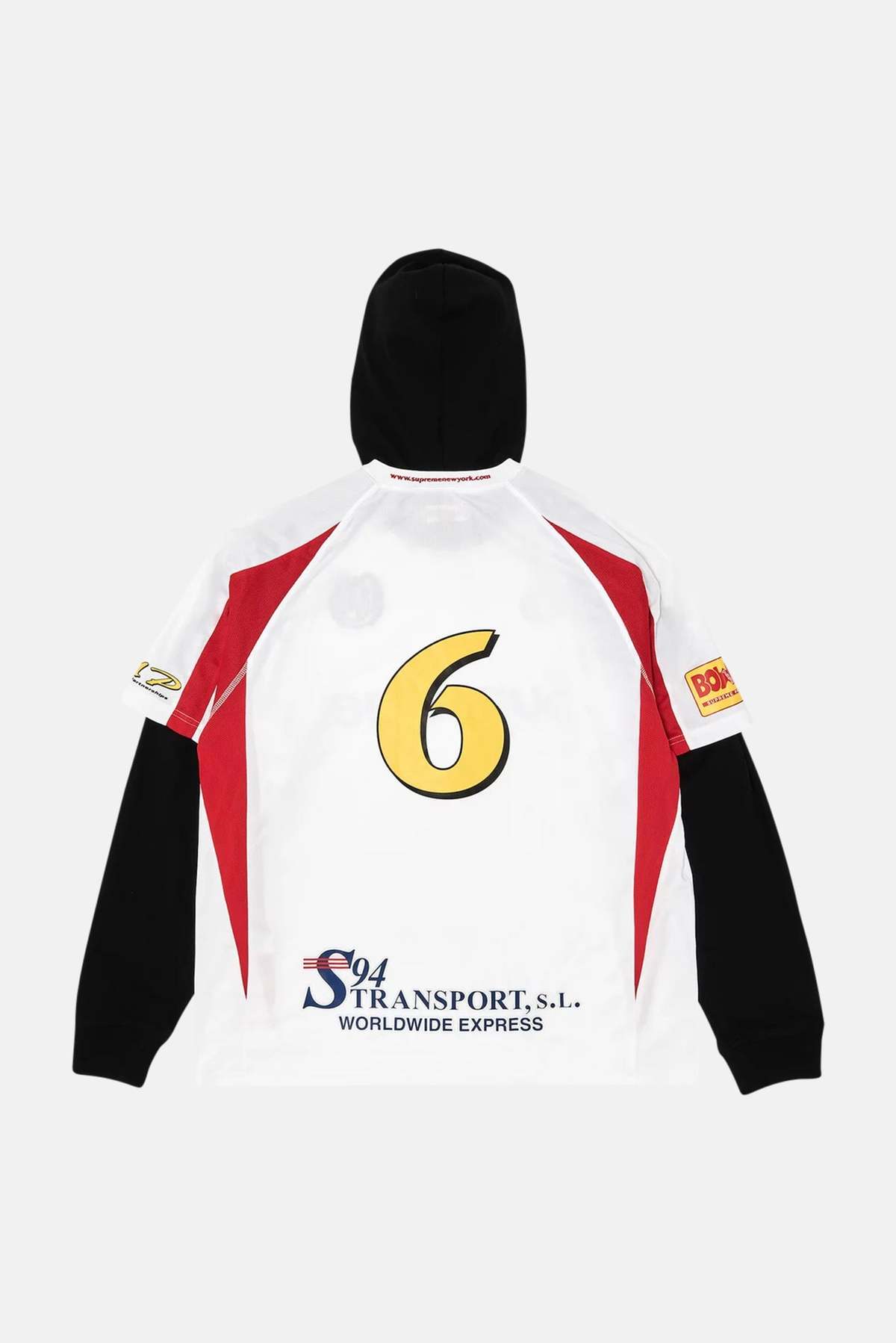 Supreme Hooded Soccer Jersey - White | Garmentory
