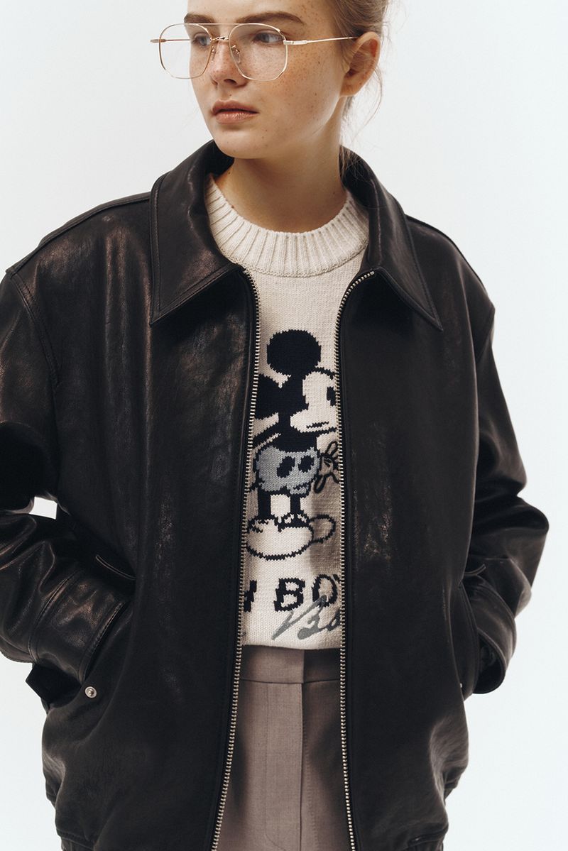 Dunst Unisex Italian Lambskin Leather Blouson - Black | Garmentory Dunst Unisex Italian Lambskin Leather Blouson - Black | Garmentory