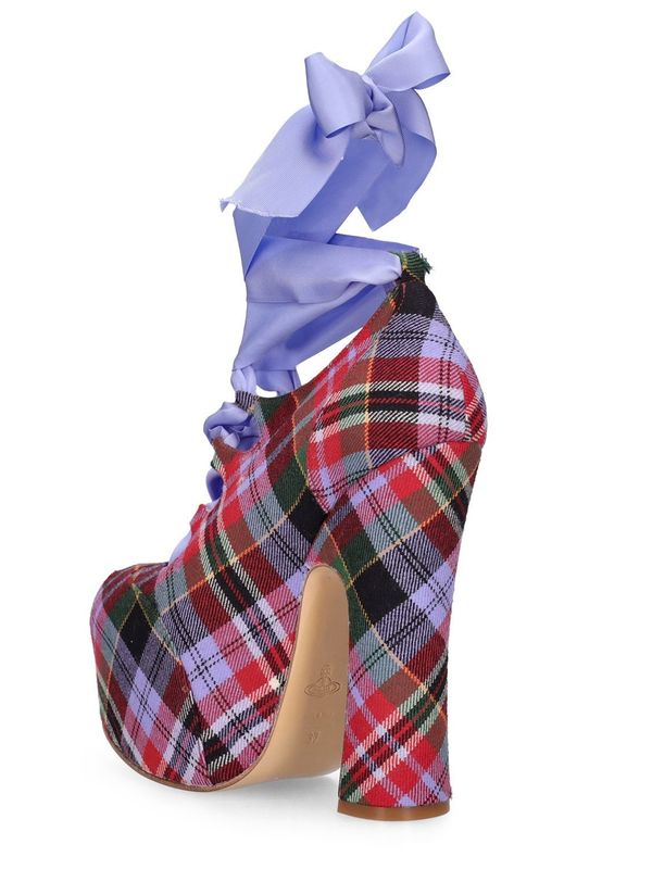 ★vivienne westwood★Elevated Ghillie ヒールサンダル Tartan Vintage Vivienne Westwood A/W 1993/4 Elevated Ghillies