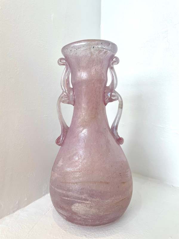 Frosted Vase - Purple