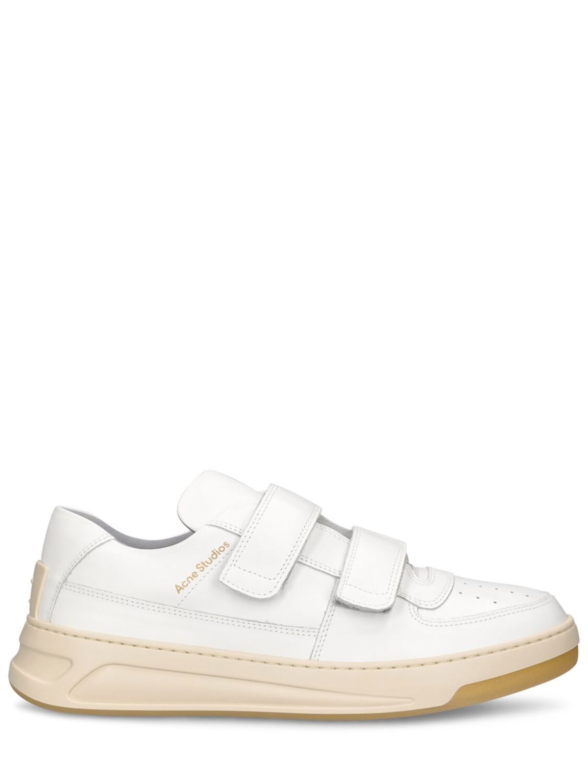 Acne Studios Perey Friend Leather Low Top Sneakers - White 