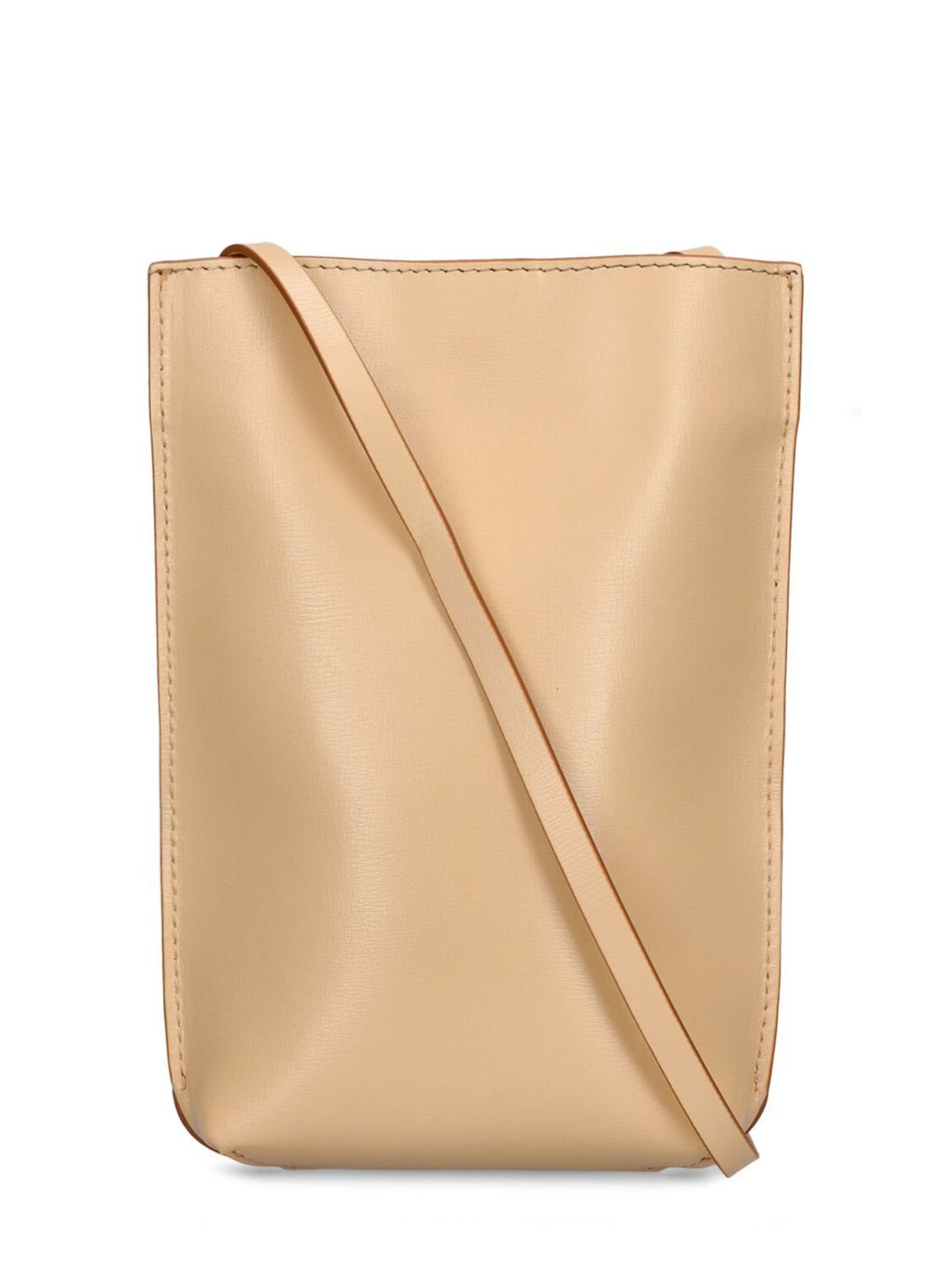 Ganni Small Banner Crossbody Bag - Buttercream | Garmentory