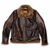 Shangri-la Heritage Aviatore B-3 Shearling Jacket - Seal Brown - Thumbnail 1