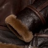 Shangri-la Heritage Aviatore B-3 Shearling Jacket - Seal Brown - Thumbnail 6