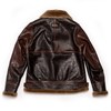Shangri-la Heritage Aviatore B-3 Shearling Jacket - Seal Brown - Thumbnail 12