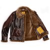 Shangri-la Heritage Aviatore B-3 Shearling Jacket - Seal Brown - Thumbnail 13