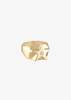 Asia Ingalls Rockstar Ring With CZ Stone - Brass - Thumbnail 1