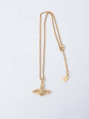 Vivienne Westwood MINI BAS RELIEF PENDANT - GOLD | Garmentory