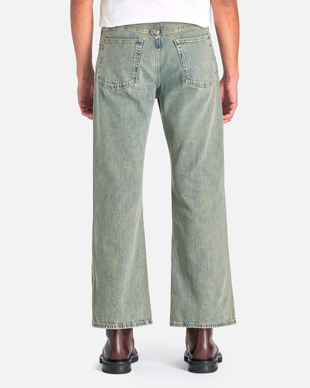 Acne Studios Delta 5 Pocket Denim - Blue/Beige | Garmentory