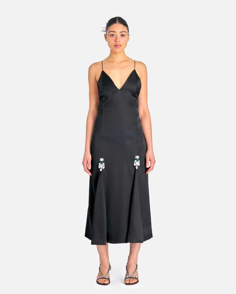 Wales Bonner Josephine Dress - Black | Garmentory