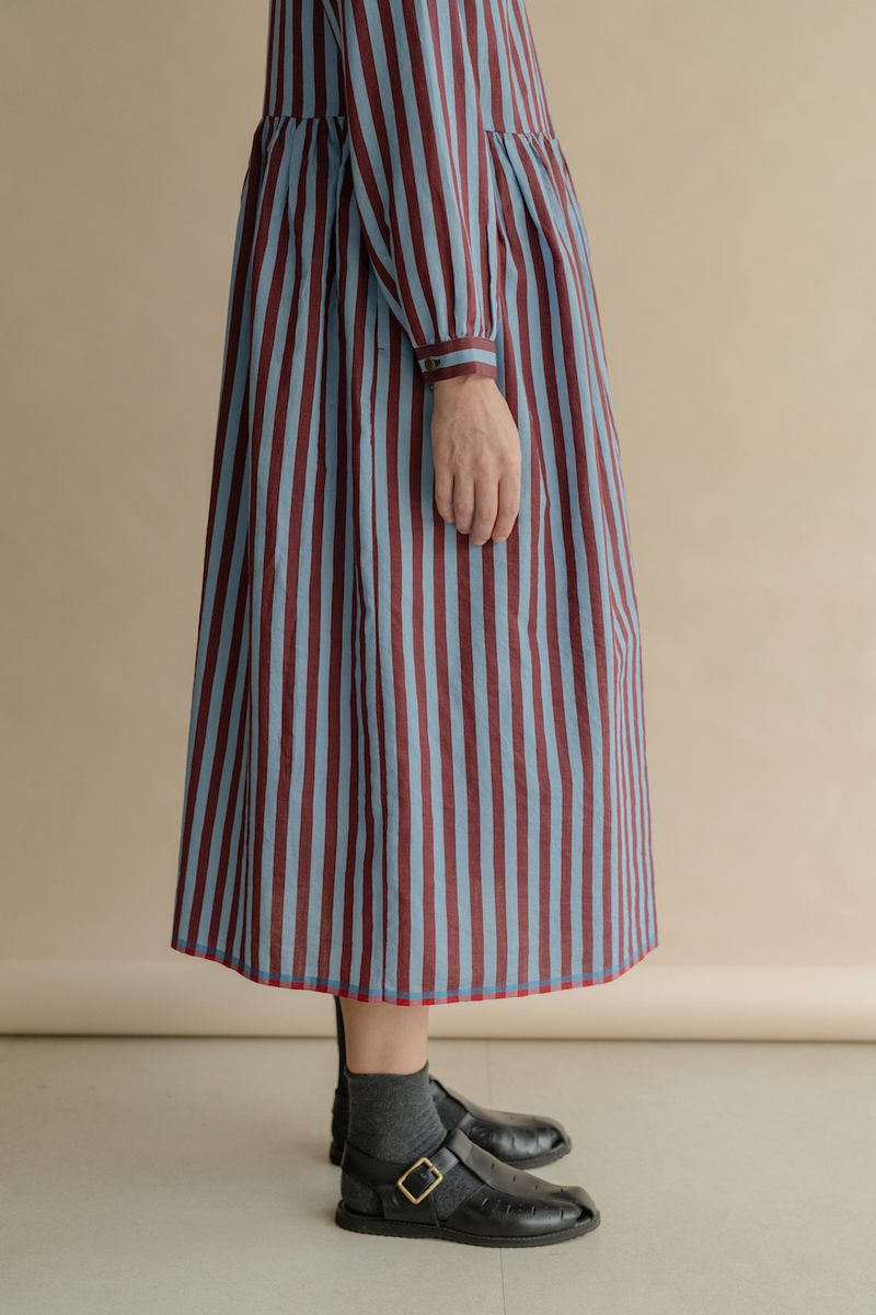 Runaway Bicycle SAUL Dress - BLUE STRIPES Runaway Bicycle SAUL Dress - BLUE STRIPES