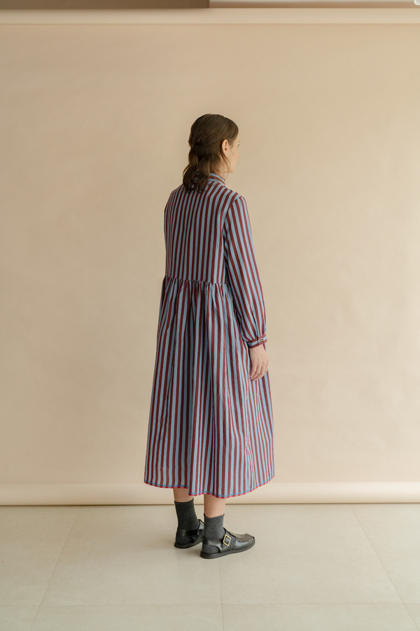 Runaway Bicycle SAUL Dress - BLUE STRIPES Runaway Bicycle SAUL Dress - BLUE STRIPES