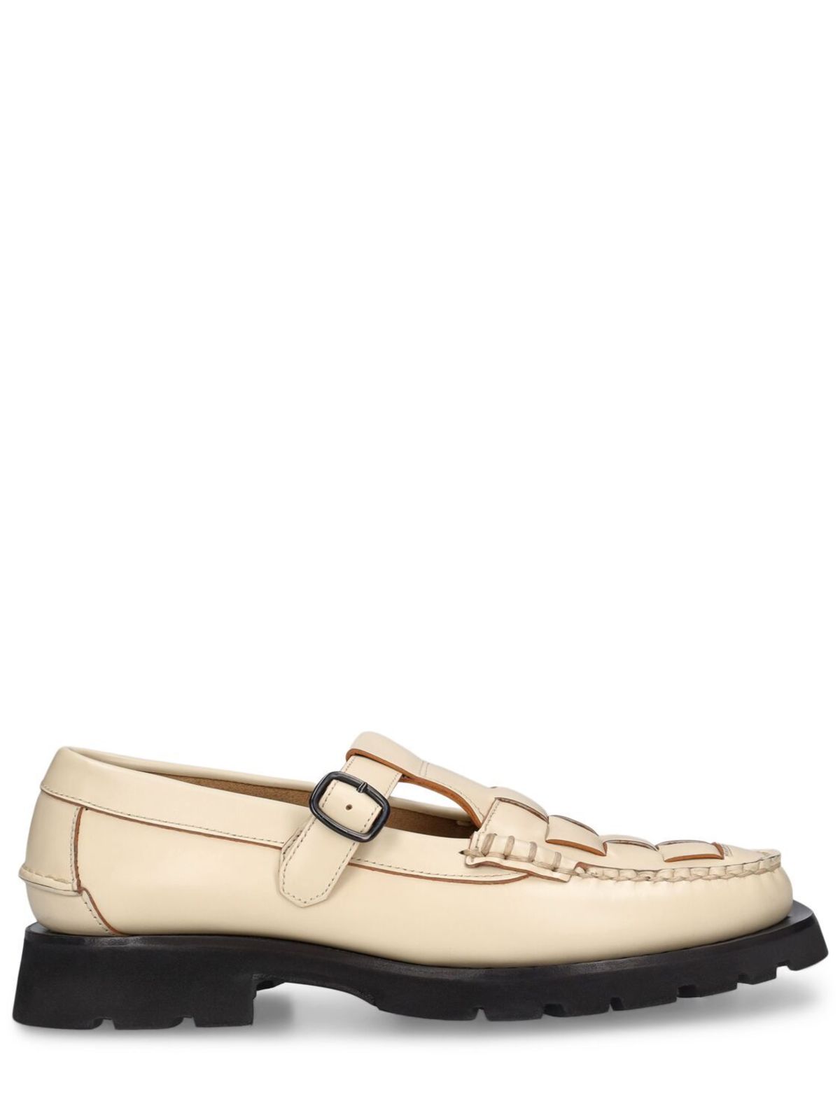 Hereu 25mm Soller Sport Leather Loafers - Off White | Garmentory