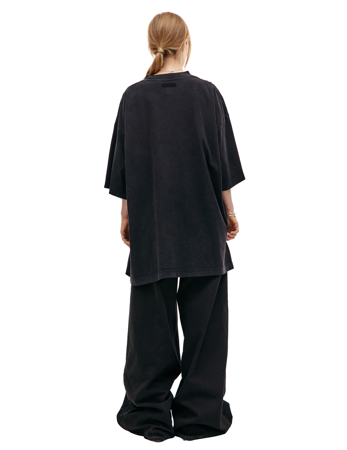 【関税込み】VETEMENTS ブラック Paris XXXL フーディ Paris Xxxl Hoodie Washed Black | The Webster