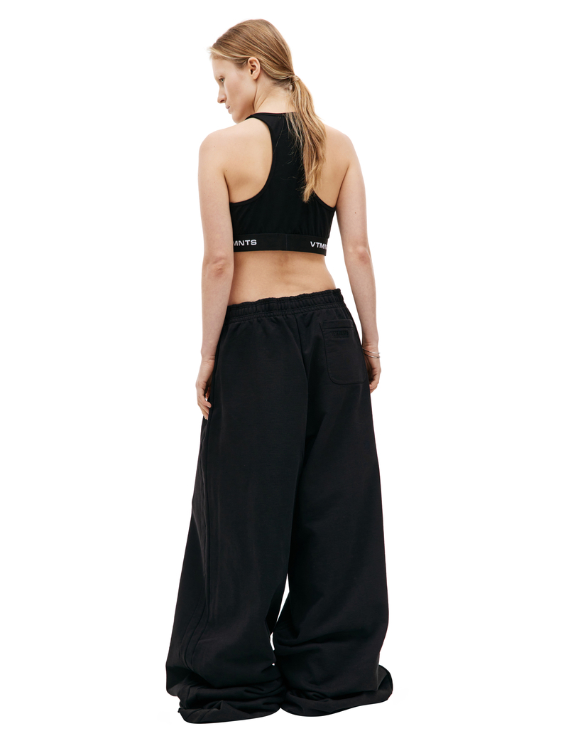 【関税&送料込】Vetements Black Cotton Blend Oversize Sweats VETEMENTS | BAGGY SWEATPANTS